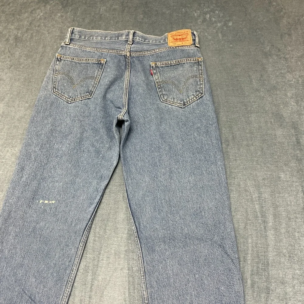 Levi's 550 Relaxed Fit Jeans Mens 36x32 Blue Denim Cotton Non Stretch Outdoor